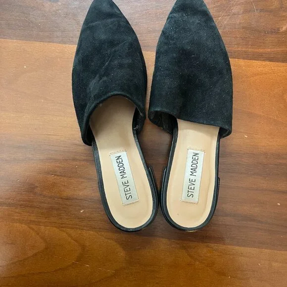 Steve Madden Suede Mules - Picture 2 of 6